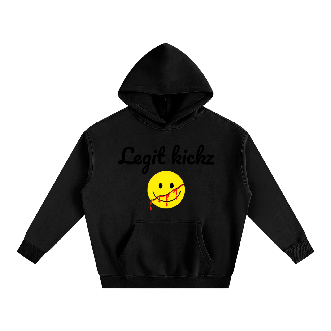 Oversize Smiley Hoodie